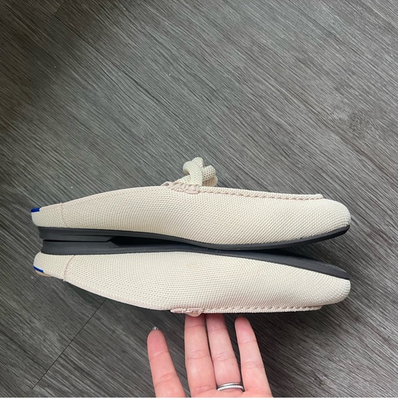 Rothy's The Loafer Mule Slip on Shoe Natural Blush Pink Women's Size 8.5 - Picture 6 of 10
